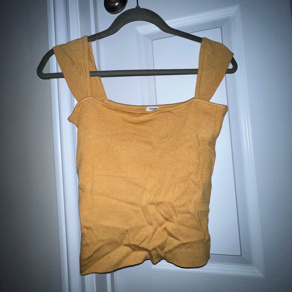 Garage Yellow Sweater Tank